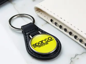 Sparco Porte-Clé Créa Cuir Robuste Édition Force